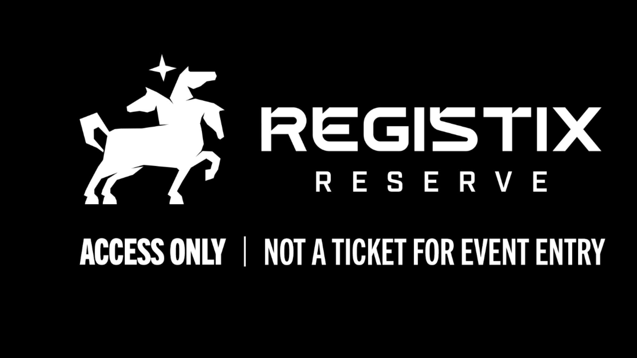 Registix Reserve Access (Not A Game Ticket) - Buccaneers at Panthers